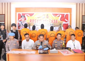 Kapolres Sidrap Rilis Hasil Kegiatan Rutin Yang Ditingkatkan, Narkoba dan Hasil Ops Patuh 2023