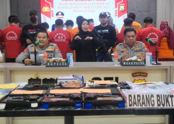 Polda Sulsel Ungkap 490 Kasus Kejahatan Dalam Ops Pekat Lipu, Termasuk Peredaran Senpi Ilegal