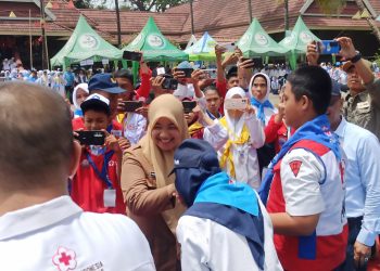 Kadinkes Makassar Hadiri Pembukaan Kemah Bakti dan Lomba ke-12 PMR PMI Tingkat Madya dan Wira
