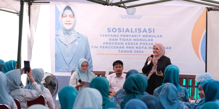 PKK Kota Makassar Tingkatkan Kesadaran Warga Tentang Penyakit Menular dan Tidak Menular