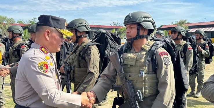 Kapolda Sulteng Bangga atas Dedikasi Personel Brimob dalam Operasi Damai Cartenz di Papua