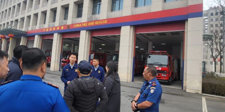 Jajaki Kerja Sama, Damkarmat Makassar Kunjungan ke China