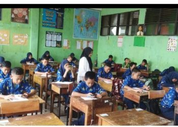 SAS Ganjil di SMPN 4 Makassar Berjalan Lancar