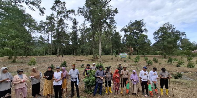 Dukung Program Presiden, Polres Palopo Bersama Pemerintah Setempat Tanam Jagung