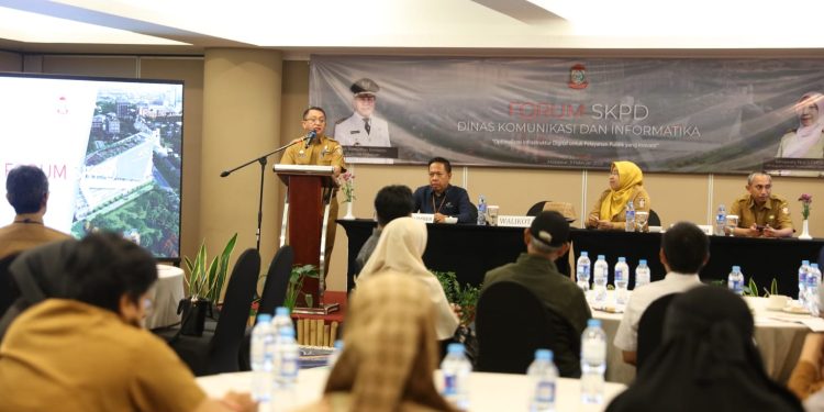 Buka Forum Perangkat Daerah Dinas Kominfo Makassar, Muh. Yasir Tekankan Pentingnya Optimalisasi Infrastruktur Digital