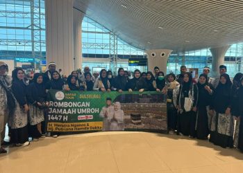 Berjalan Sukses, Sebanyak 40 Jamaah di Berangkatkan Umroh Hj. Putri Dakka
