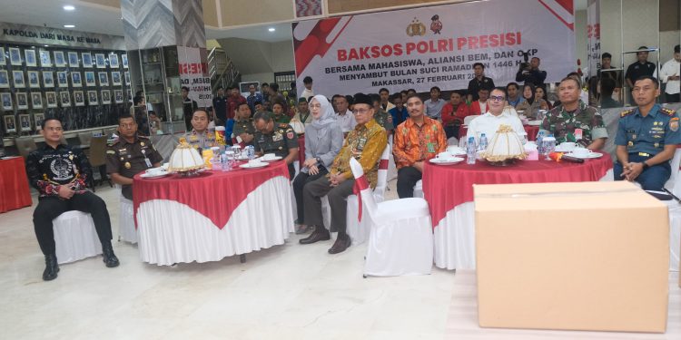 Sambut Ramadhan 1446 H, Polda Sulsel Gelar Baksos Polri Presisi Bersama Mahasiswa, Aliansi BEM dan OKP Se Sulsel