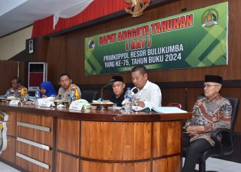 Gelar RAT Ke 75, Primkoppol Polres Bulukumba Masuk 10 Besar Koperasi Terbaik di Bulukumba