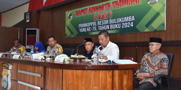 Gelar RAT Ke 75, Primkoppol Polres Bulukumba Masuk 10 Besar Koperasi Terbaik di Bulukumba
