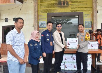 Jelang Ramadhan, Polres Bulukumba Kolaborasi Mahasiswa, BEM dan OKP Gelar Baksos