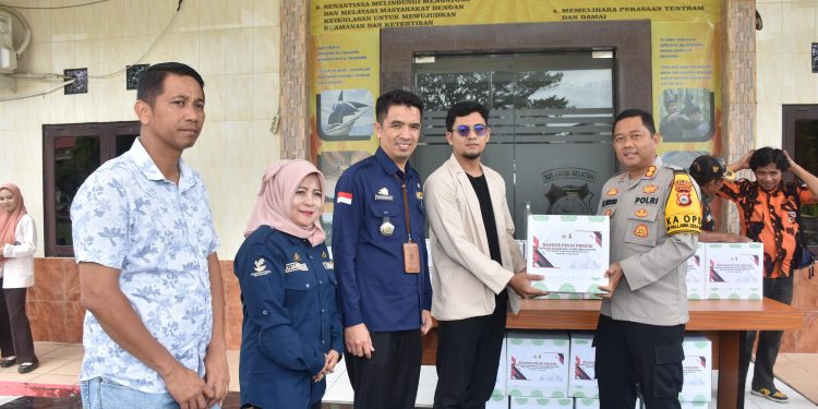 Jelang Ramadhan, Polres Bulukumba Kolaborasi Mahasiswa, BEM dan OKP Gelar Baksos