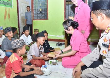 Kapolres Bulukumba Buka Puasa Bersama Anak Panti Asuhan Ihyaun Nufus