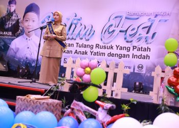 Hadiri Yatim Fest Ramadan, Wakil Wali Kota Makassar Aliyah Mustika Ilham Dinobatkan Sebagai Bunda Yatim