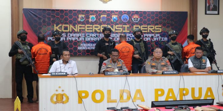 Satgas Ops Damai Cartenz Gagalkan Jaringan Penyuplai Senpi dan Ribuan Amunisi ke KKB Lintas Provinsi