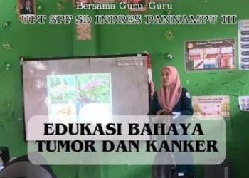 Aksi Tanya Jawab, YKK Indonesia Gelar Sosialisasi Kanker di SDI Pannampu III