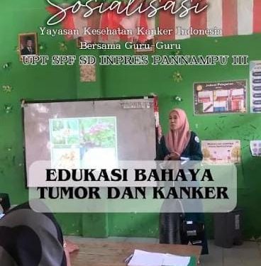 Aksi Tanya Jawab, YKK Indonesia Gelar Sosialisasi Kanker di SDI Pannampu III