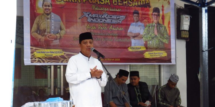 Momen Kebersamaan, Pengurus XMAX Riders Indonesia Buka Bersama Anak Panti Asuhan