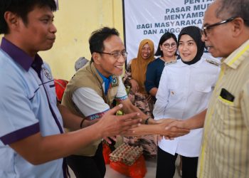 Wakil Wali Kota Makassar Hadiri Penyaluran Paket Pasar Murah di Gereja Toraja Jemaat Sudiang
