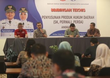 Plh Sekda Makassar Zulkifli Nanda Buka Bimtek Penyusunan Produk Hukum Daerah