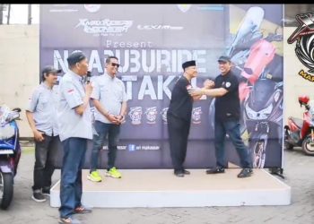 Berkah Ramadhan, XRI Chapter Bareng Yamaha Bagi-Bagi Takjil ke Pengguna Jalan