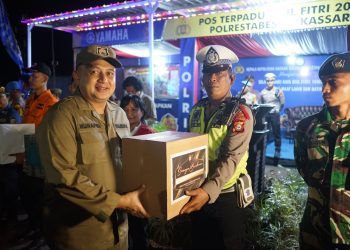 Wali Kota Munafri Bersama Forkopimda Sulsel Pantau Pos Pengamanan Mudik dan Aktivitas Malam Takbiran
