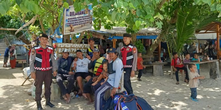 Pastikan Aman, Polisi Perketat Pengamanan di Kawasan Wisata Bira