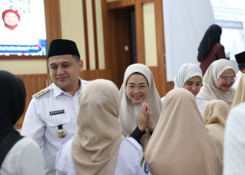 Hadiri Halal Bihalal Bersama Pendidik Makassar, Melinda Aksa: Pentingnya Kolaborasi Pendidikan dan Keluarga