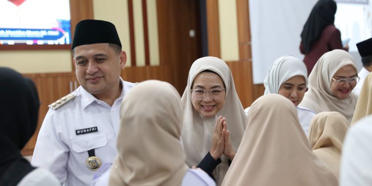 Hadiri Halal Bihalal Bersama Pendidik Makassar, Melinda Aksa: Pentingnya Kolaborasi Pendidikan dan Keluarga