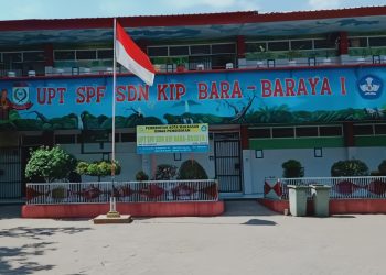 Meski Anggaran Minim, Wajah SDN KIP Bara-Baraya 1 Disulap Menjadi Gedung Indah