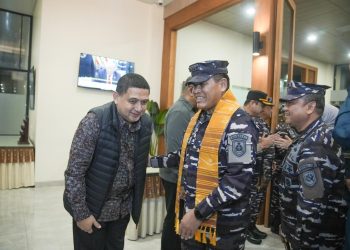 Kunker di Sulsel, Wali Kota Makassar Munafri Arifuddin Jemput KSAL Muhammad Ali di Lanud Sultan Hasanuddin