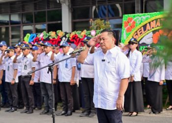 Gelar Apel Perdana, Plt Dirut PDAM Makassar Tekan Ini ke Seluruh Stafnya