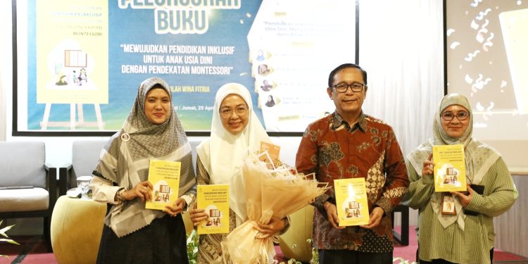 Bunda PAUD Melinda Aksa Apresiasi Peluncuran Buku Karya Adilah Wina Fitria