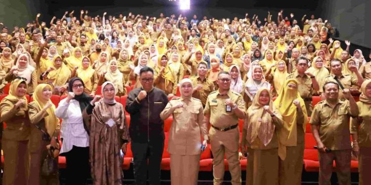 SMPN 23 Makassar Nobar Edukasi Film “Buku Harianku”