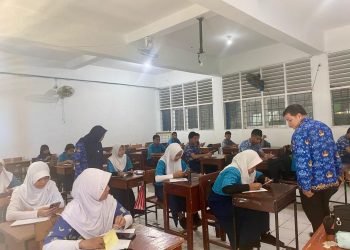 Alhamdulillah, SMPN 29 Makassar Adakan Ujian Akhir Tahun Berjalan Lancar
