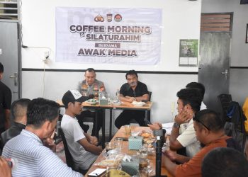 Kapolres Bulukumba Gelar Silaturahmi dan Coffee Morning Bersama Awak Media