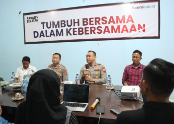 Pererat Sinergitas, Kapolres Bulukumba Berkunjung Ke Kantor Harian Radar Selatan