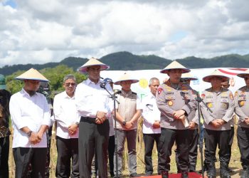 Kapolri-Mentan Panen Raya Jagung di Bone, Dukung Program Ketahanan Pangan Nasional