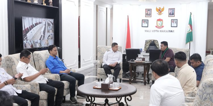 Temui Wali Kota Munafri, HMI Sulsel Tegaskan Dukung Program Pemkot Makassar