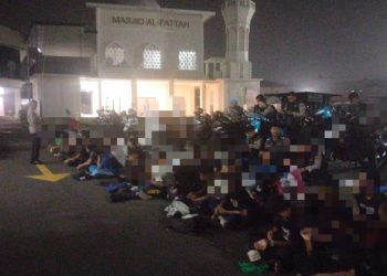 Patroli Perintis Presisi Amankan 46 Remaja Diduga Hendak Tawuran di Kota Tangerang