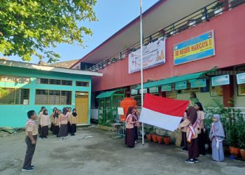 Gelar Upacara Hardiknas 2025, UPT SPF SDN Maricaya 2 Makassar Dorong Pendidikan Inklusif dan Bermutu