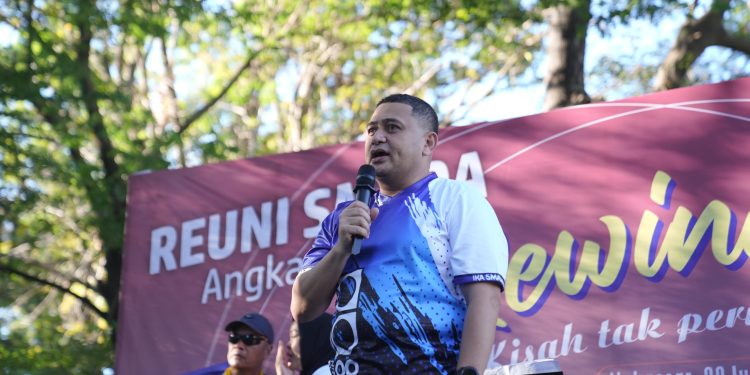 Bersama Kabarharkam Polri, Wali Kota Munafri Lepas Peserta Jalan Sehat SMADA 88 Makassar
