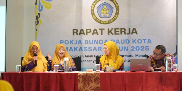 Raker Pokja PAUD 2025, Melinda Aksa Dorong Sinergi Lintas Sektor untuk Anak Makassar