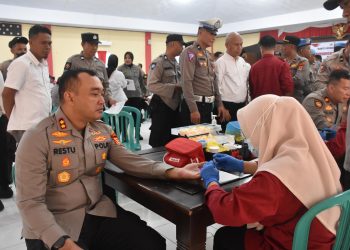 Jelang Hari Bhayangkara ke-79, Polres Bulukumba Gelar Bakti Kesehatan Donor Darah