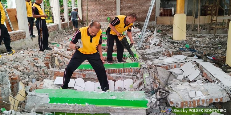 Sambut Hari Bhayangkara ke-79, Polsek Bontotiro Gandeng Tripika Gelar Bakti Religi