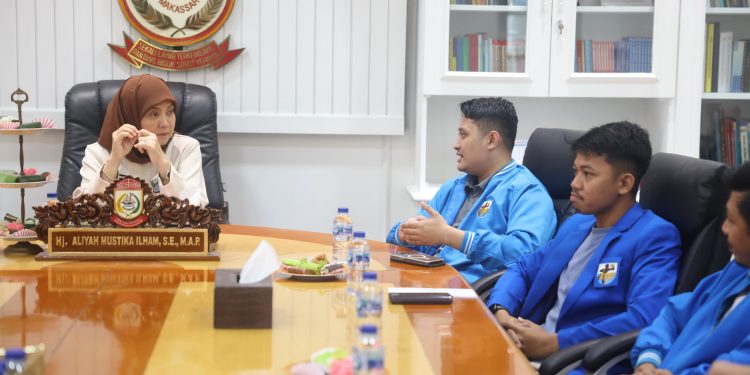 Silaturahmi Penuh Semangat Wakil Wali Kota Makassar Terima Audiensi DPD KNPI