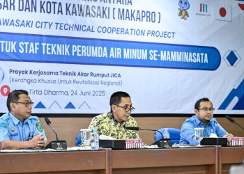 Perkuat Penanganan Kebocoran, MaKaPro dan PDAM Maminasata Gelar Pelatihan Teknis