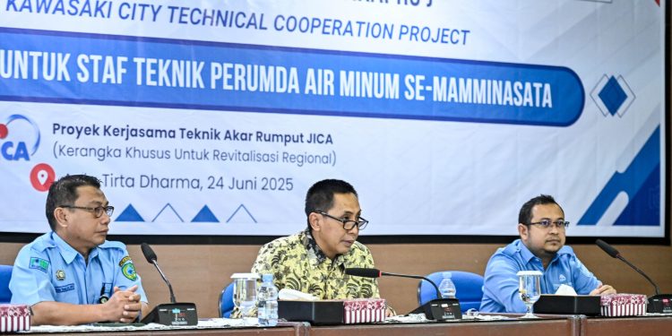 Perkuat Penanganan Kebocoran, MaKaPro dan PDAM Maminasata Gelar Pelatihan Teknis