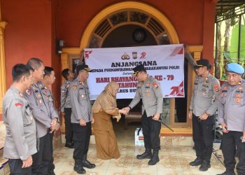 Pererat Silaturahmi, Kapolres Bulukumba Kunjungi Purnawirawan Polri dan Warakawuri
