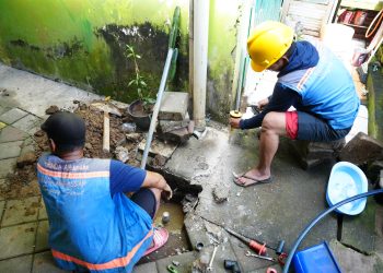 PDAM Makassar Terus Tuntaskan Program MULIA: 10 Sambungan di Jalan Angkasa, 5 di Tamalanrea