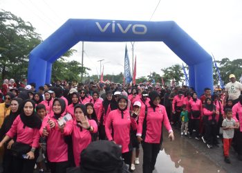 Dihadiri Ribuan Peserta, Polres Bulukumba Sukses Gelar Jalan Sehat Berhadiah Umrah dan Motor